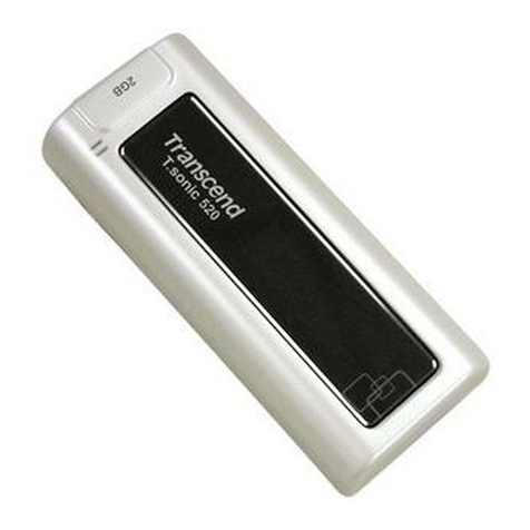 Transcend T.sonic 520 User manual