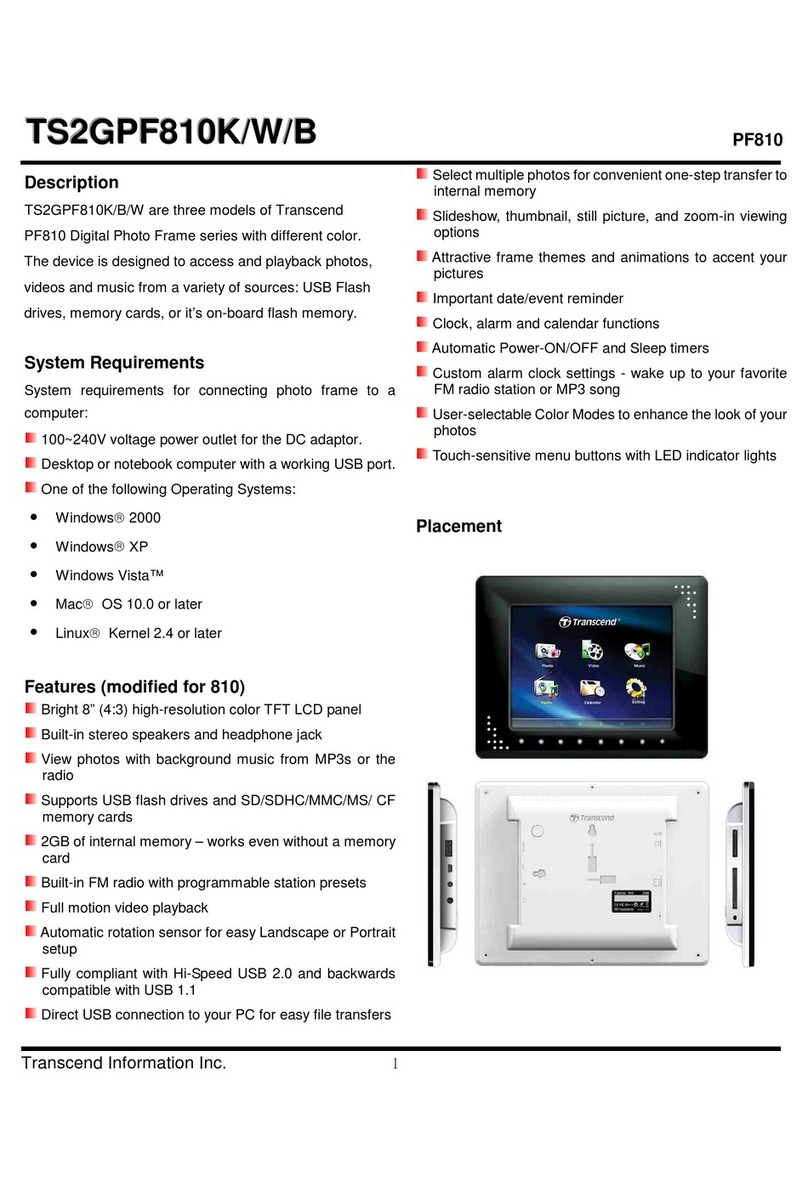 Transcend TS2GPF810B User manual