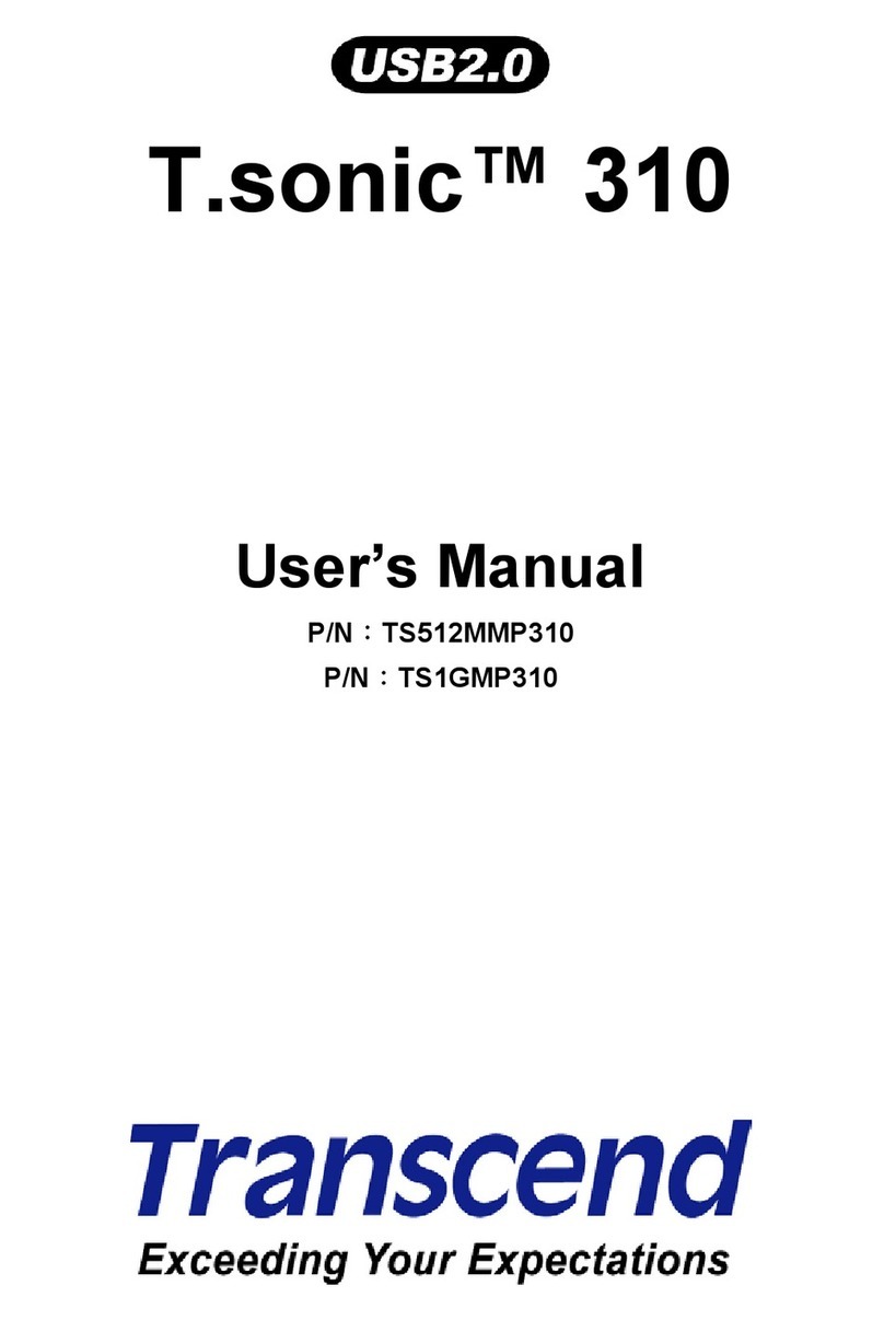 Transcend 310 user manual