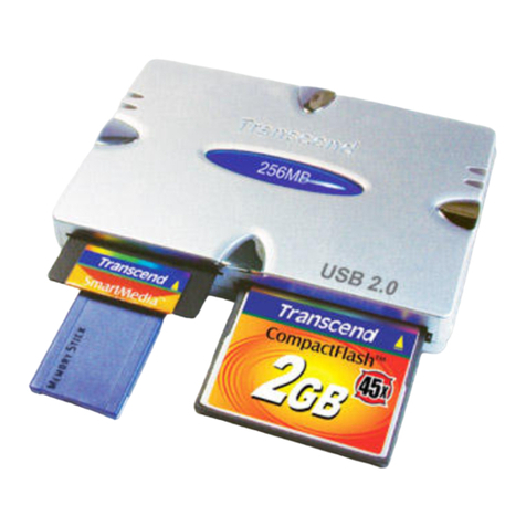 Transcend TS256MFLRD7 User manual Transcend TS256MFLRD7 User manual