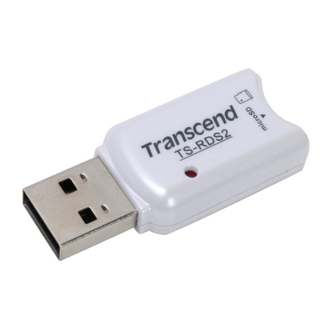 Transcend RDS1/S2/S5/S6 User manual