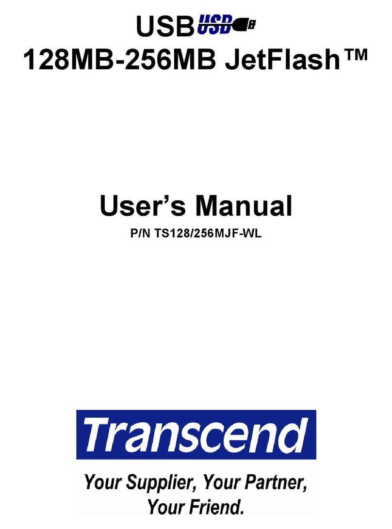 Transcend JetFlash 128MB-256MB JetFlash user manual