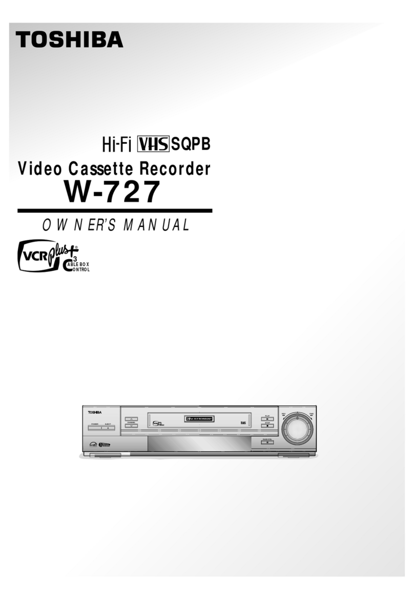 Toshiba W-727 User manual Toshiba W-727 User manual