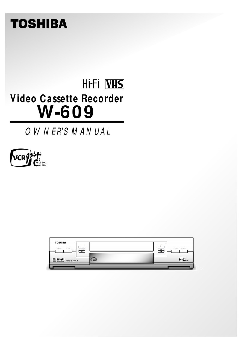 Toshiba W-609 User manual