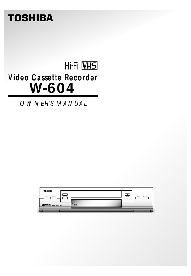Toshiba W-604 User manual