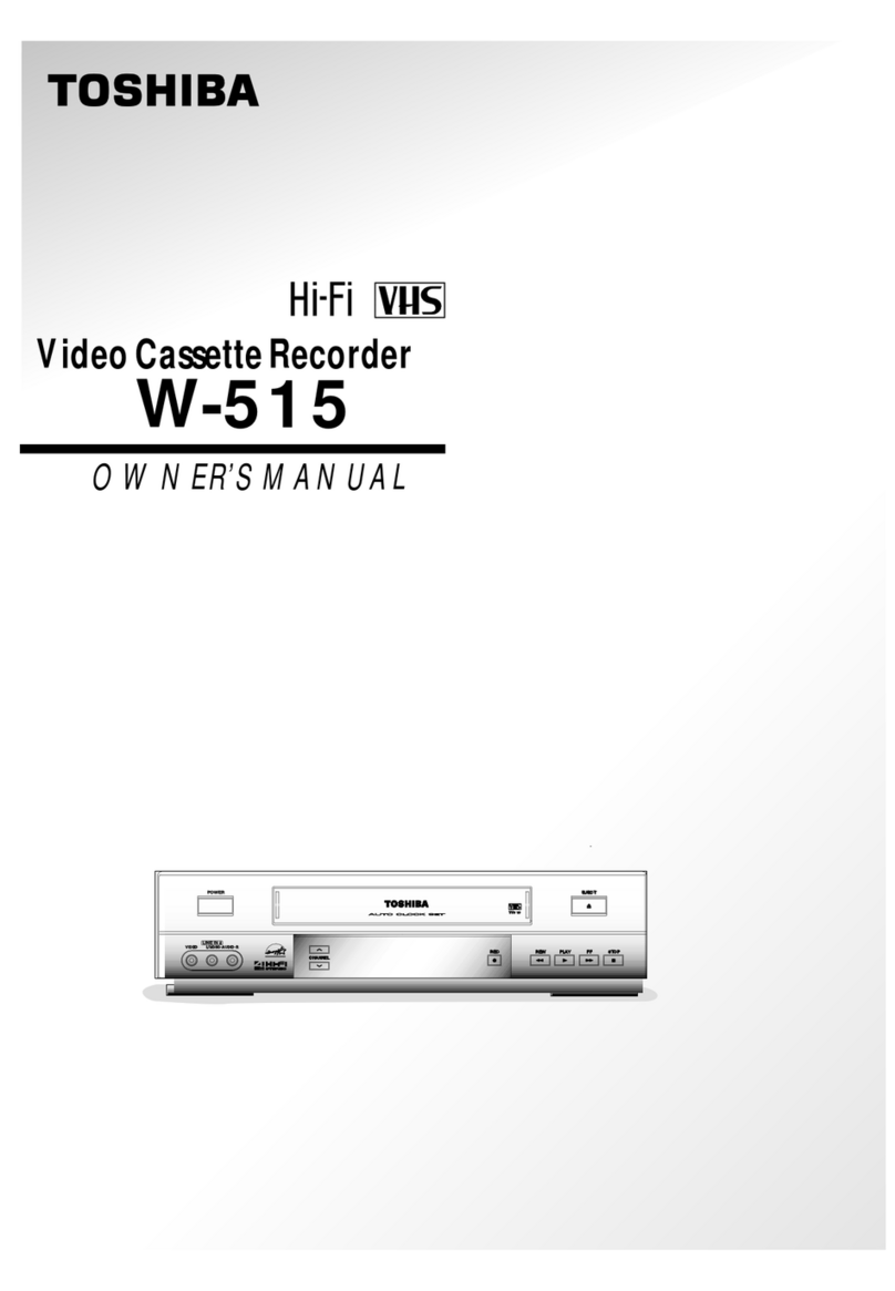 Toshiba W-515 User manual Toshiba W-515 User manual