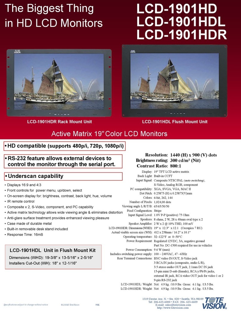 Totevision LCD-1901HDL User manual