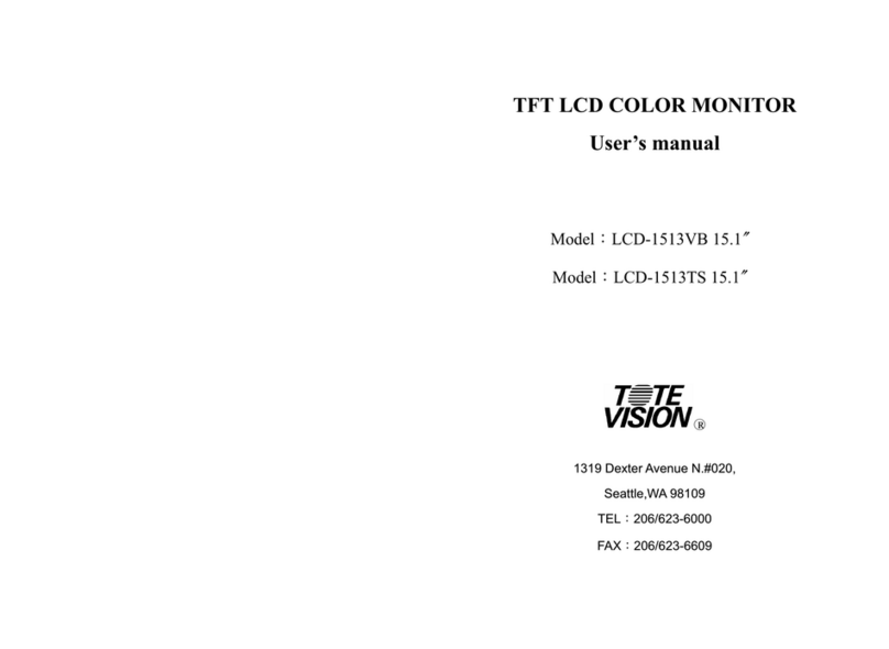 Totevision LCD-1513TS 15.1 User manual