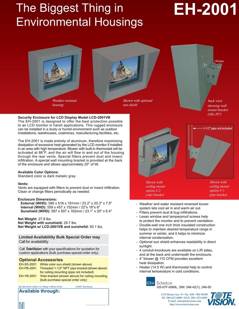 Totevision EH-2001 Specifications