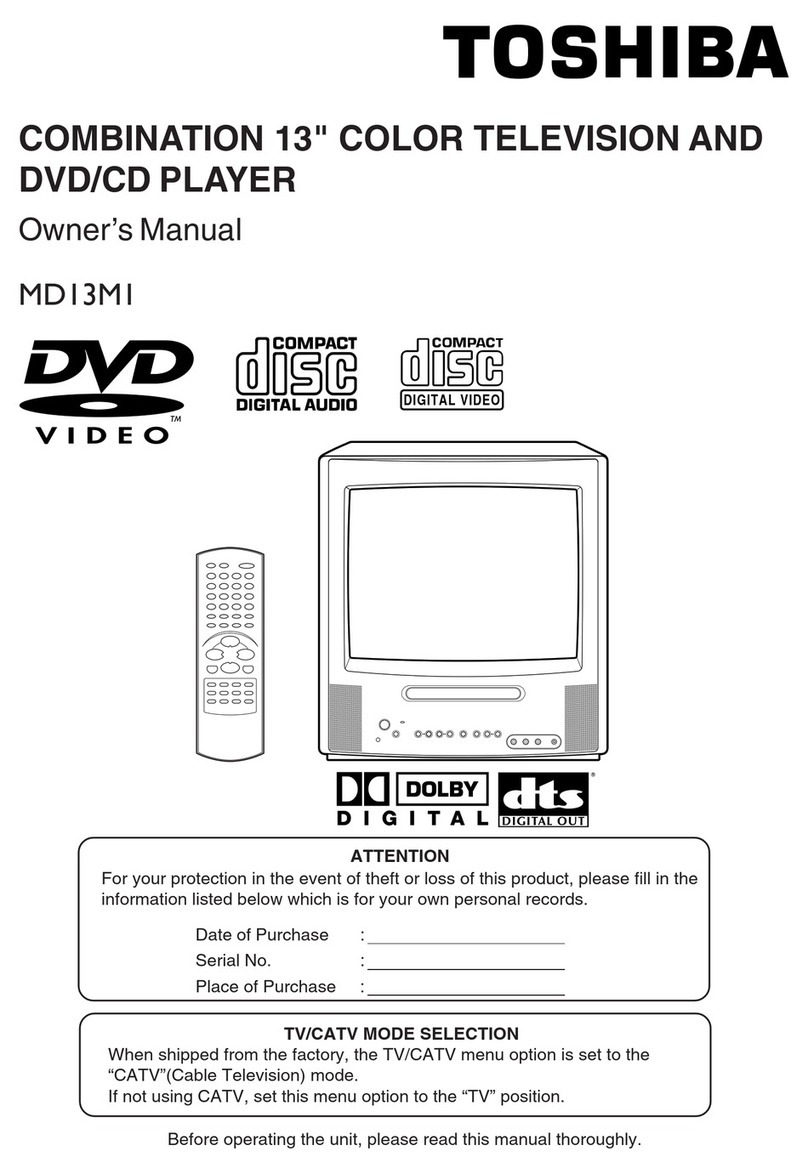 Toshiba MD13M1 owner's manual