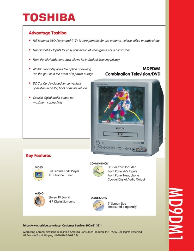 Toshiba MD 9DM1 Specifications