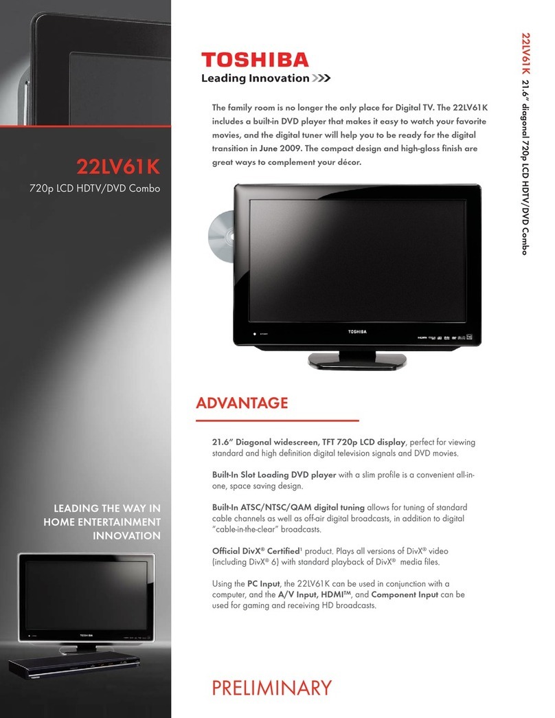 Toshiba 22LV61K User manual