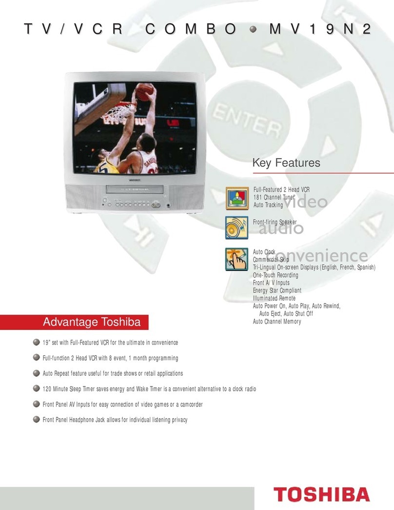 Toshiba MV19N2 Specifications