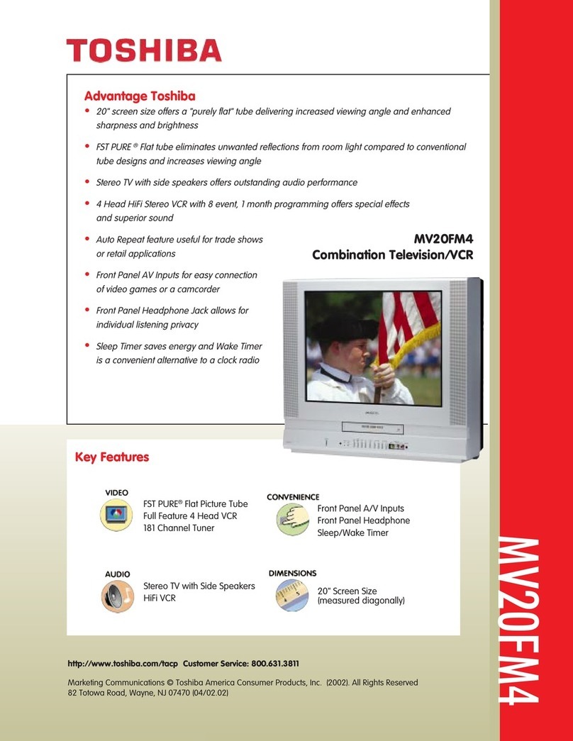 Toshiba MV 20FM4 User manual