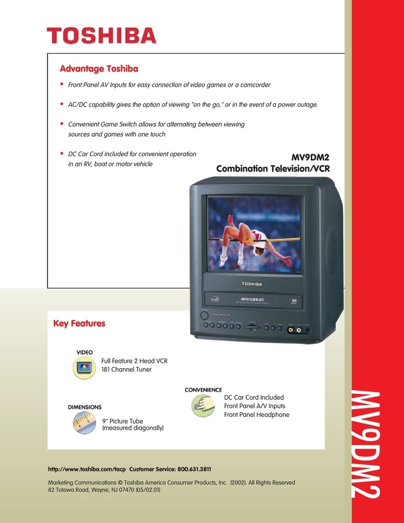 Toshiba MV 9DM2 Specifications