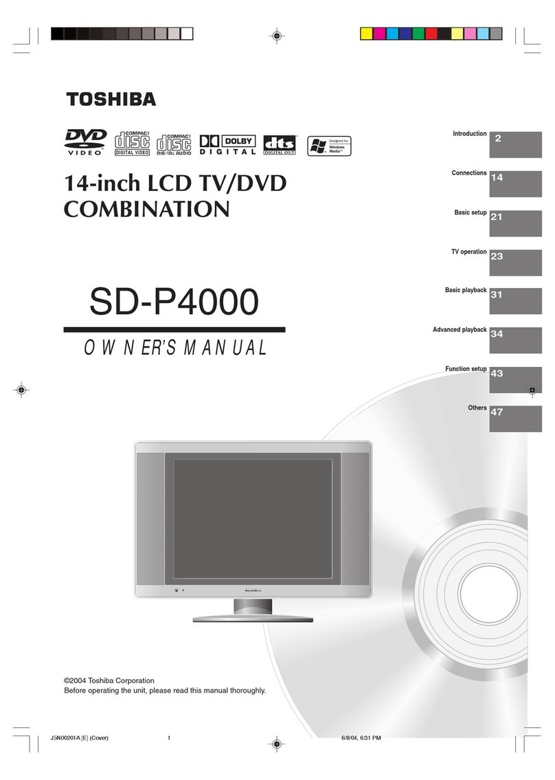 Toshiba SD-P4000 owner's manual