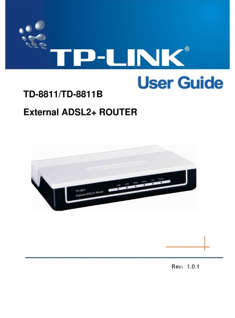 TP-Link TD-8811B User manual