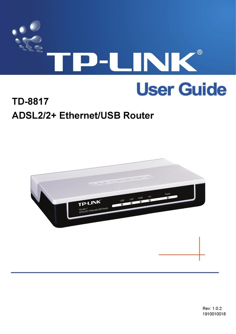 TP-Link TD-8817 User manual