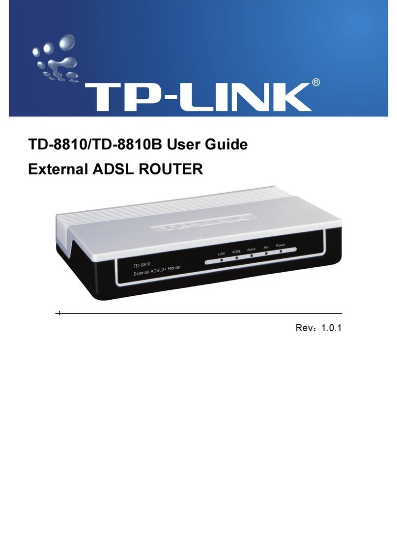TP-Link TD-8810 User manual