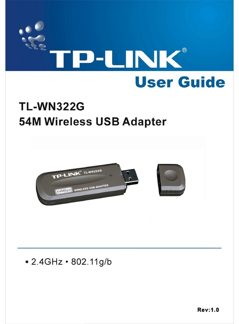 TP-Link TL-WN322G User manual