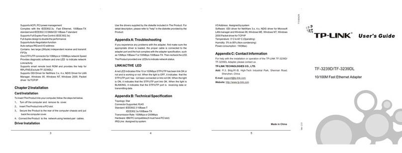 TP-Link TF-3239DL user guide