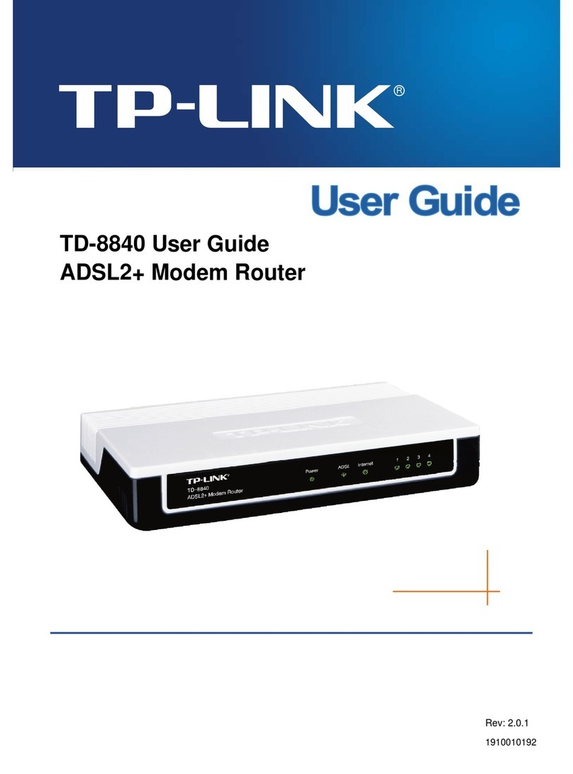 TP-Link TD-8840 User manual