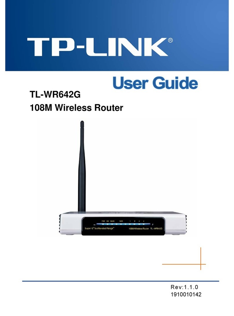 TP-Link TL-WR642G - Wireless Router User manual