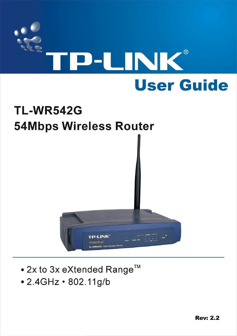 TP-Link TL-WR542G User manual