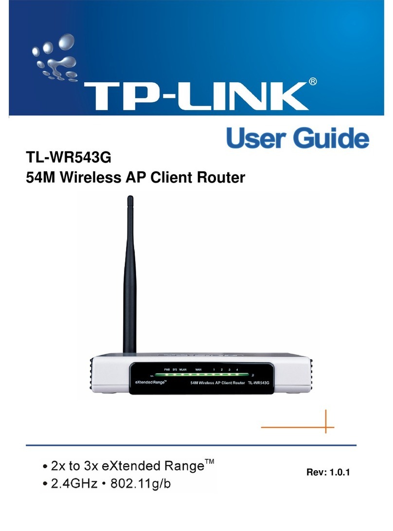 TP-Link TL-WR543G User manual