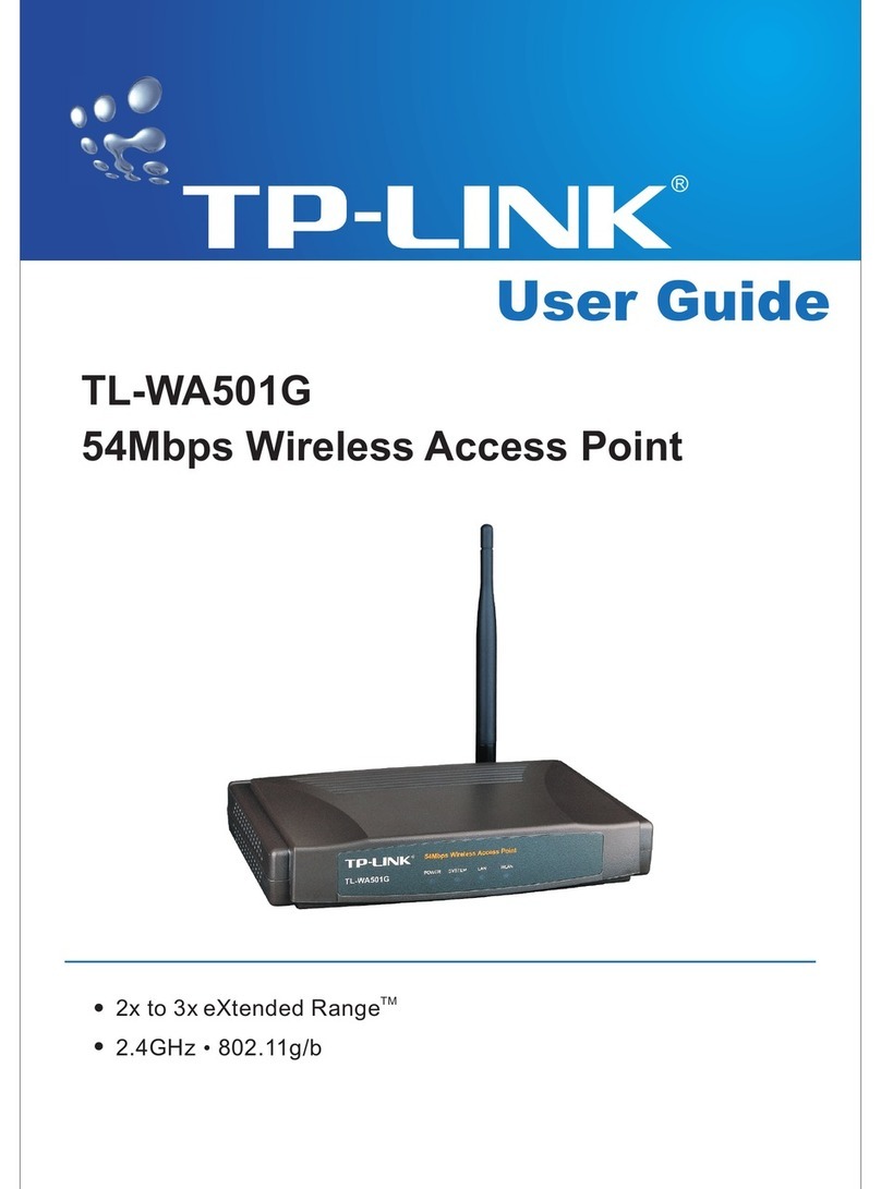TP-Link 54Mbps Wireless Access Point TL-WA501G user guide