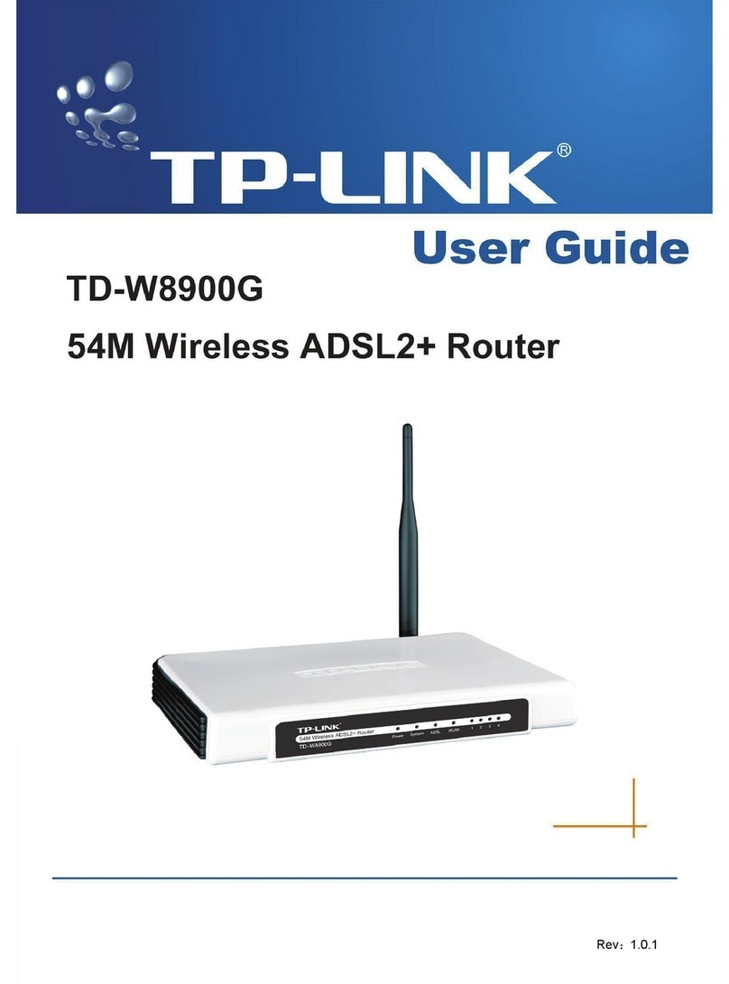 TP-Link TD-W8900G User manual