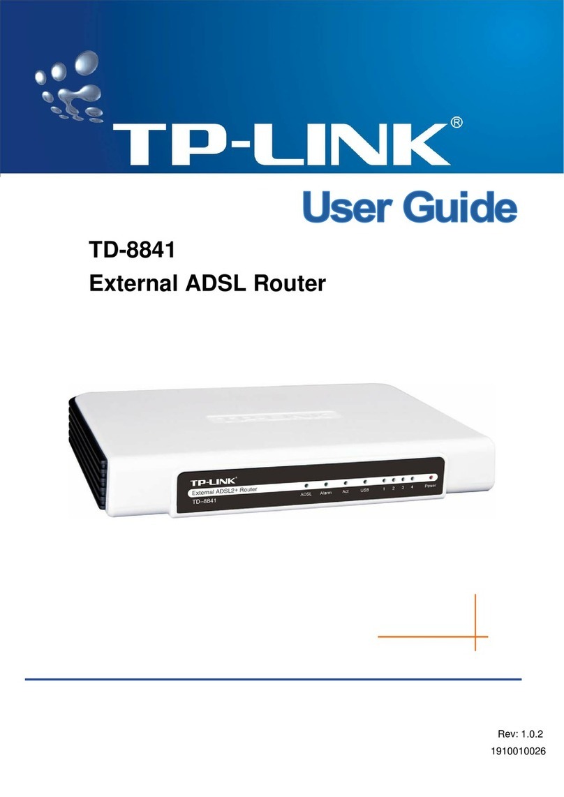 TP-Link TD-8841 User manual