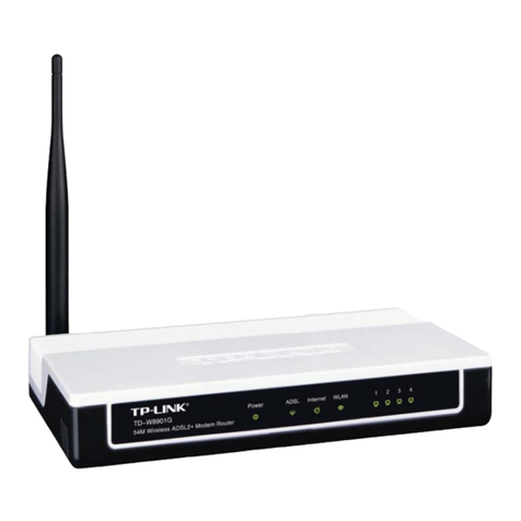 TP-Link TD-W8901G - VERSION 1.0.4 User manual