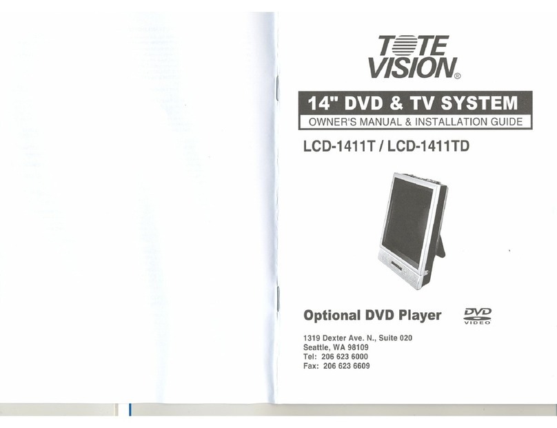 Totevision LCD-1411T Owner's manual and installation guide