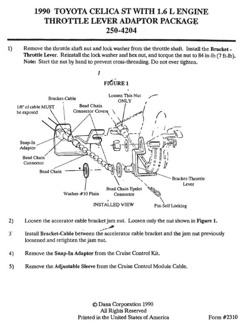 DANA 250-4204 user manual