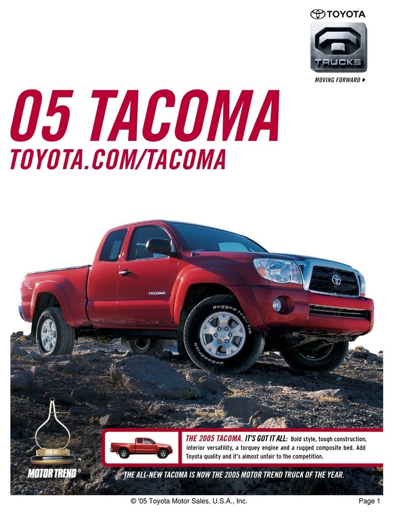 Toyota Tacoma 05 Brochure & specs