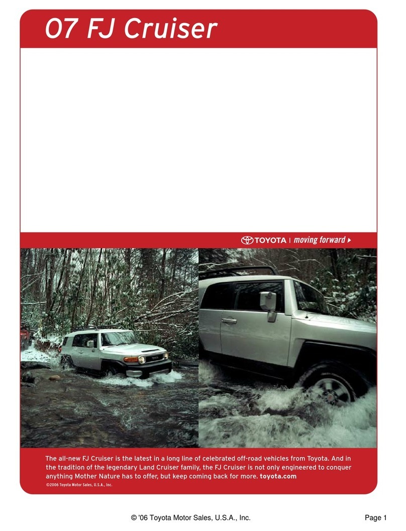 Toyota Cruiser 07 FJ Brochure & specs