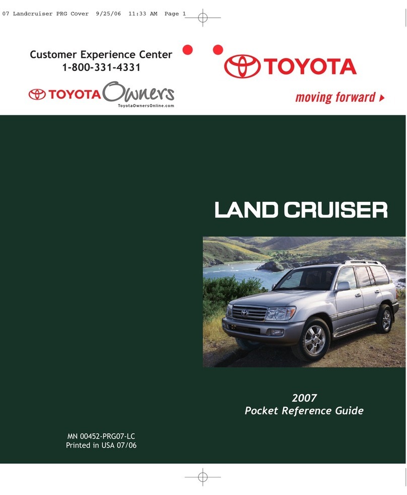 Toyota Prius 2007 Pocket reference guide