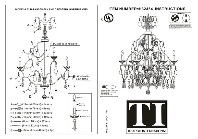 Triarch 32464 User manual Triarch 32464 User manual