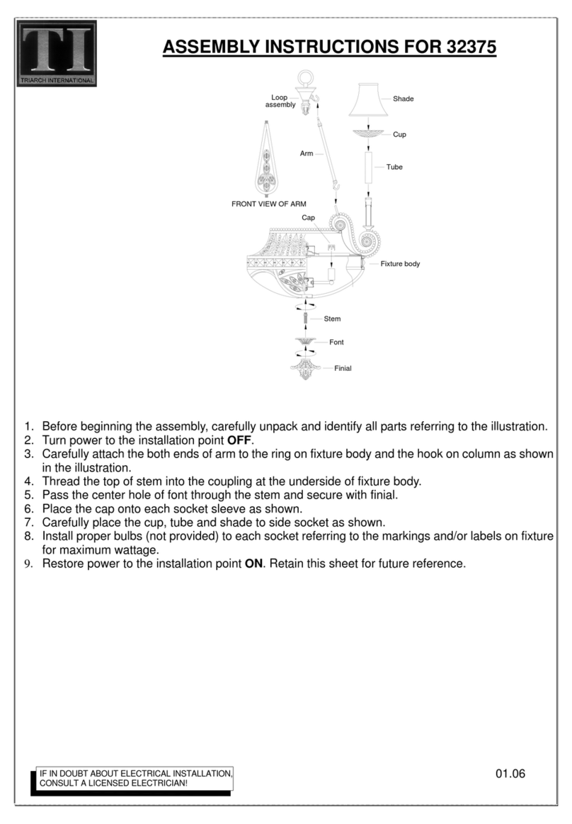 Triarch 32375 User manual Triarch 32375 User manual