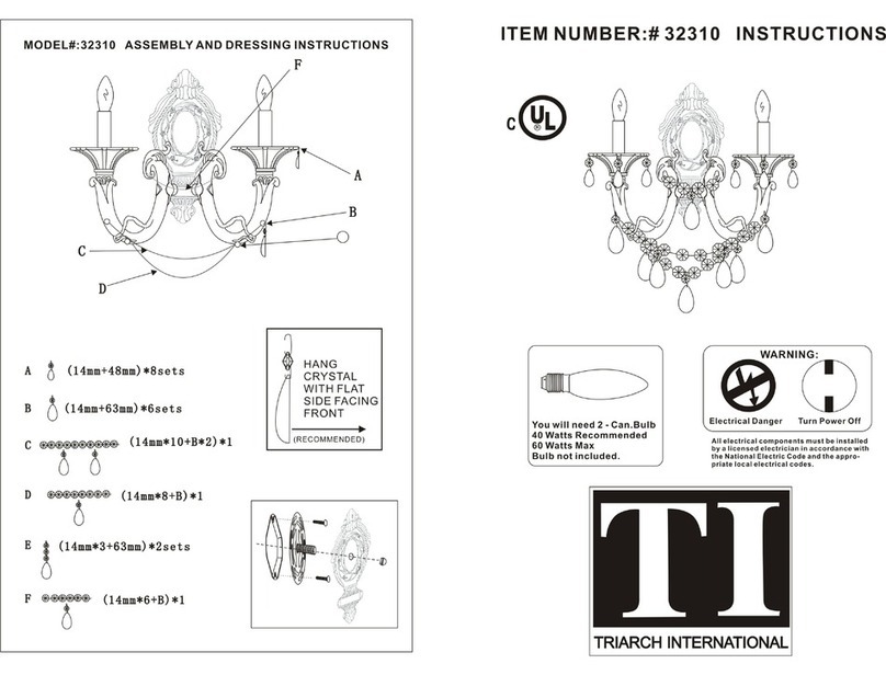 Triarch 32310/2 User manual Triarch 32310/2 User manual