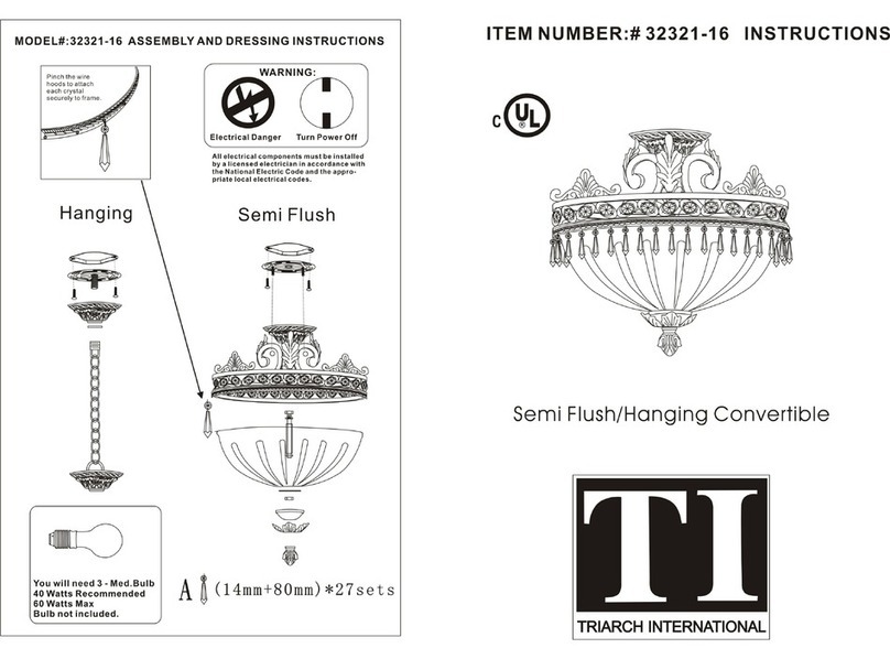 Triarch 32321/16 instructions