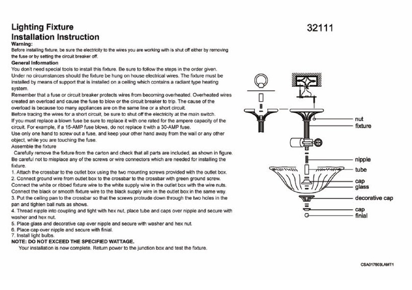 Triarch 32111 User manual