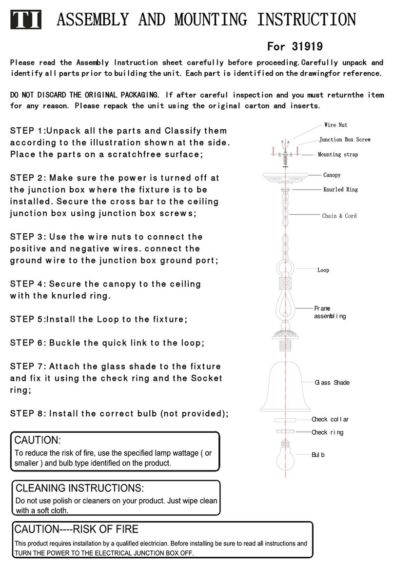 Triarch 31919 Quick start guide Triarch 31919 Quick start guide