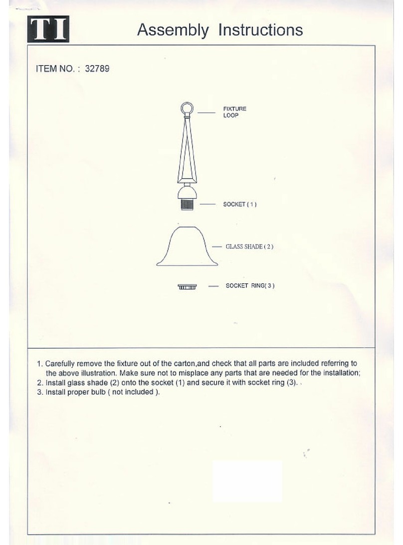 Triarch 32789 User manual Triarch 32789 User manual