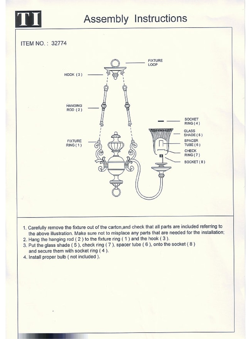 Triarch 32774 User manual Triarch 32774 User manual