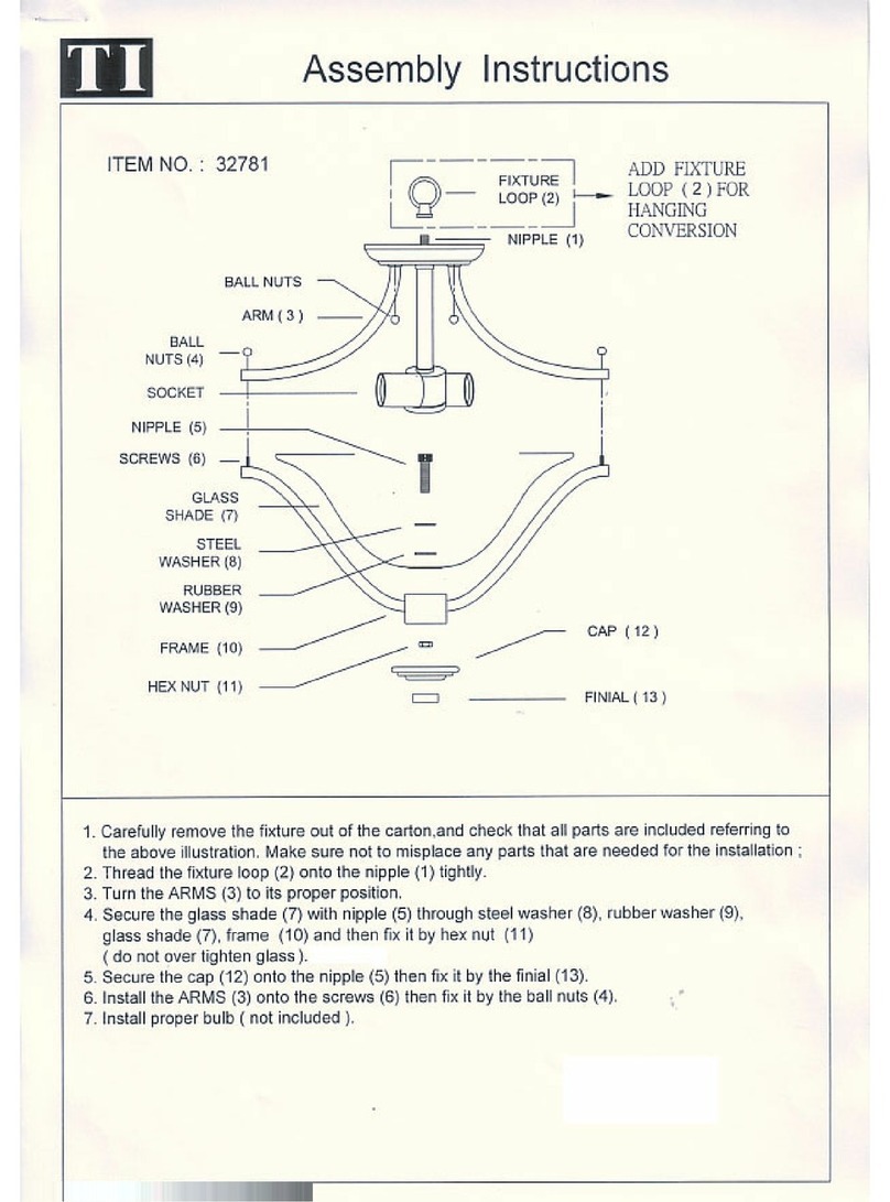 Triarch 32781 User manual Triarch 32781 User manual