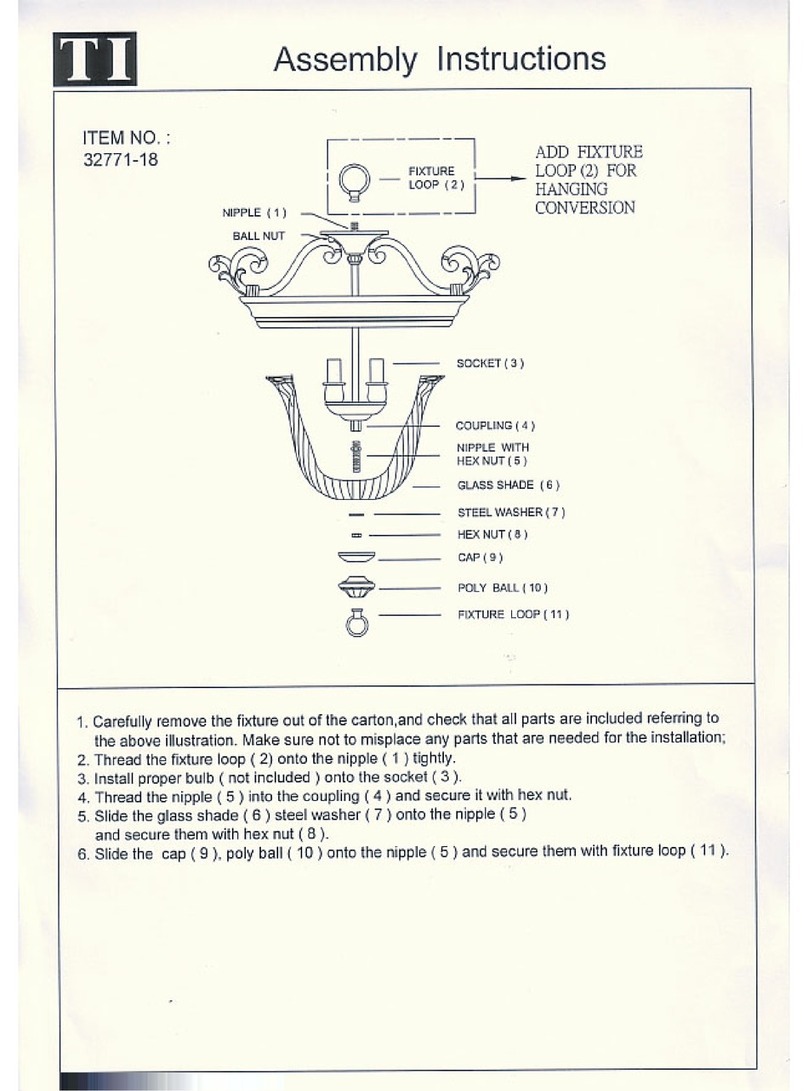 Triarch 32771-18 User manual Triarch 32771-18 User manual