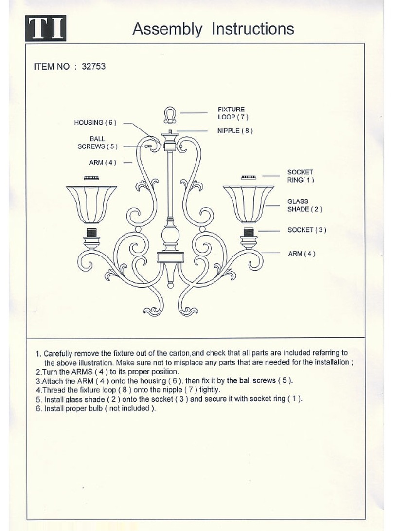 Triarch 32753 User manual Triarch 32753 User manual