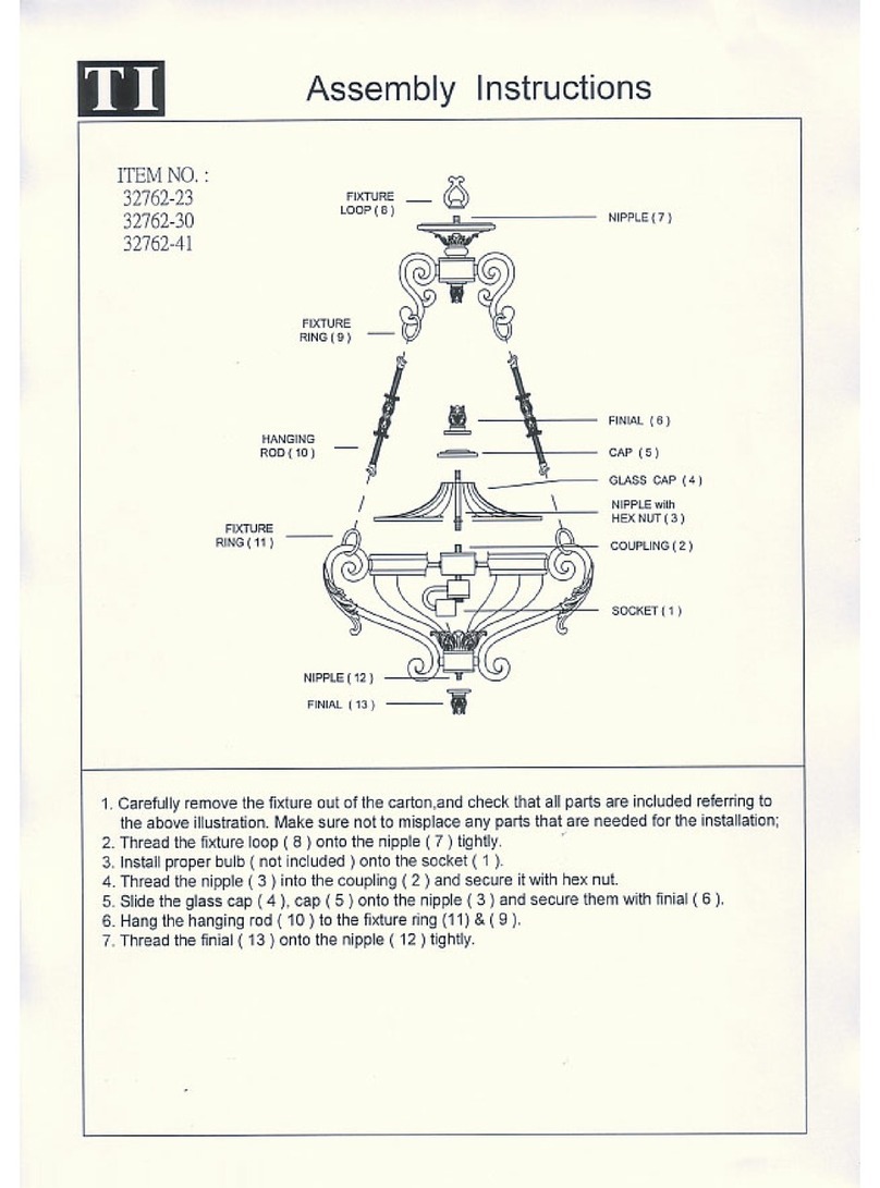 Triarch 32762/23 User manual